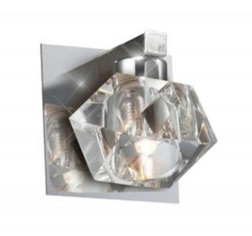 ICE CUBE CHROMO zidna lampa 1x42W 100x100 40803-1