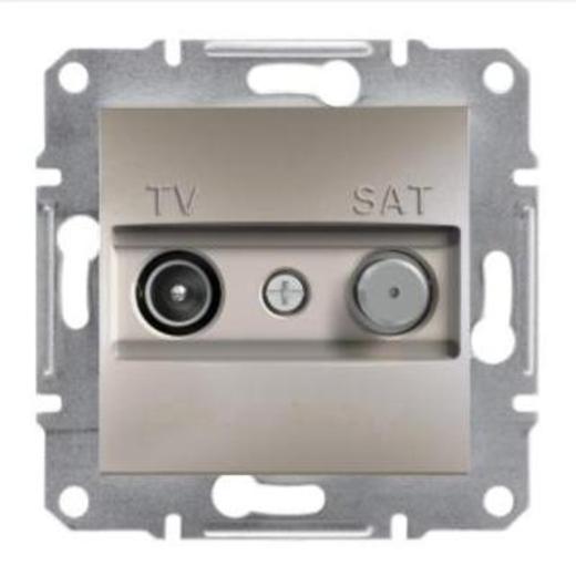 EPH3400469 TV-SAT pojedinačna utičnica (1dB), bez rama, bronza