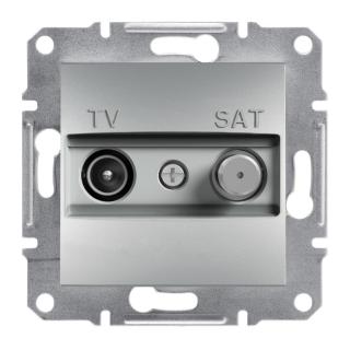 EPH3400161 Asfora - TV-SAT završna utičnica (1dB), bez rama, aluminijum