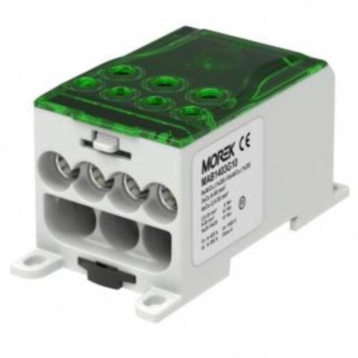 MAB1403G10 Distributivni blok OJL400AF zeleni, ulaz 10x(1x25), izlaz 4x35/3X50mm²