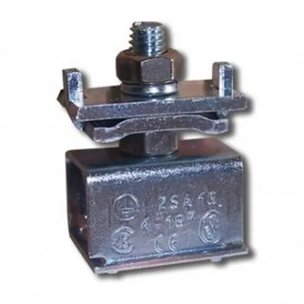  MAE0160Z33 MAE0160Z33 Stezaljka za uzemljenje ZSA 16 U kombinaciji sa bakarnom ili prohrom trakom se koristi za uzemljenje različitih vrsta cevi.