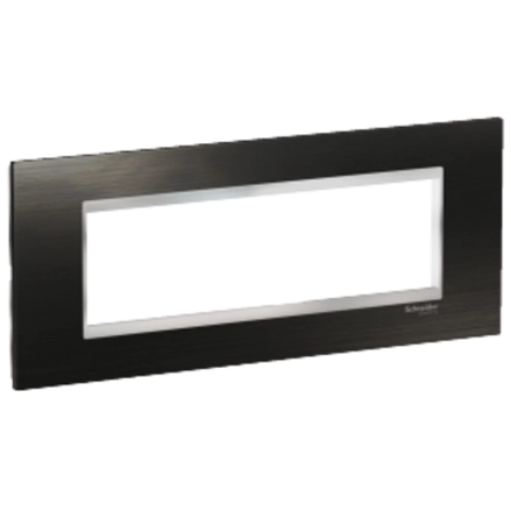  LMR7737038 LMR7737038  Easy Styl, dekorativni ram, 7 modula, crni Nijansa boje Black
Dopunske informacije
Materijal Inox
Broj modula 7 modela
Visina 86 mm
Dubina 9,5 mm
Širina 214 mm
Način pričvršćivanja Utično