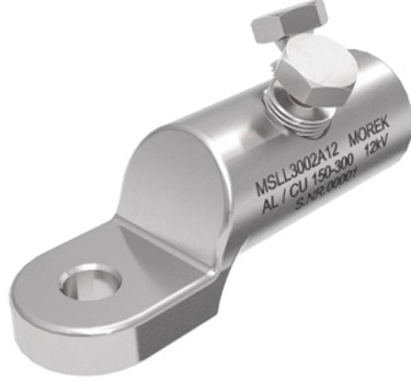 MSLL3002A12 MSLL3002A12 MSLL300 Al/Cu 150-300mm² 12kV papučica sa dva aluminijumska kidajuća zavrtnja M12