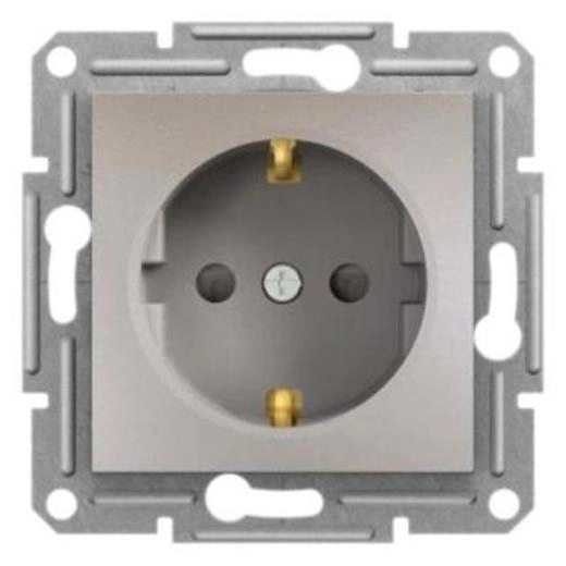  EPH2900269 EPH2900269 Asfora - jednostruka utičnica sa uzemlj. sa strane sa zaštitom, bez rama, bronza Tip proizvoda ili komponente	
Utičnica
Opis standarda utičnice	
Uzemljenje sa strane
Konfiguracija polova utičnice	
2P + E sa zaštitom
Prezentacija uređaja	
Mehanizam sa montažnim ramom
Dodatne informacije	
Zaštita
Nijansa boje	
Bronzana
Tip pakovanja	
Pakovanje u kesicama
Dopunske informacije
Broj utičnica	
1
Montaža uređaja	
Ugradno
Opseg snage	
3680 W
Nazivna struja	
16 A pri 250 V AC
Povezivanje - priključci	
Vijčani priključci