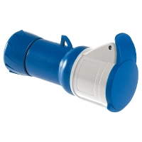  PKF32M423 PKF32M423 32/3 priključnica na kabal PratiKa Wander utičnica, ravna, 32A, 2p+E, 200...250 V AC, IP44. grupa proizvoda: PratiKa - tip proizvoda ili komponente: wander utičnica - kratko ime uređaja: PratiKa zavrtanj - kategorija priključnice i utikača: niskonaponska - Broj polova: 2P + E - tip mreže: AC - standard utičnice: industrijski. 