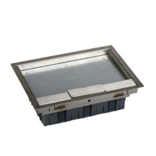  ISM51636 ISM51636 OptiLine 45 - Altira podna metalna kutija - 6 modula Tip poda	
Betonski pod
Pod sa šupljinama
Dupli pod
Oblik podne kutije	
Pravougaona
quantity package 1 / unit	
1 deo
Dopunske informacije
Broj modula	
6 modula
product material	
Nerđajući čelik
ABS (acrylonitrile butadiene-styrene)
PC (polikarbonat)/ABS (akrilonitril-butadien-stiren)
Dužina	
199 mm
Visina	
82 mm
Širina	
276 mm