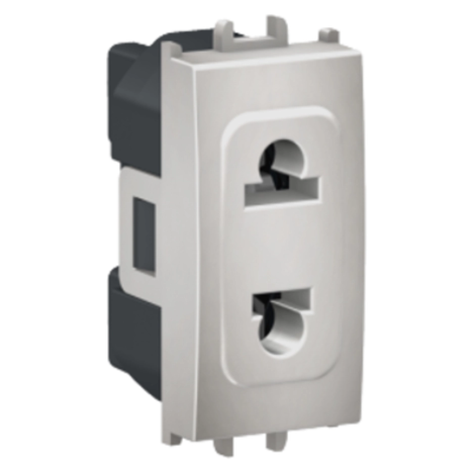  LMR5510004 LMR5510004  Easy Styl, utičnica, 2P, 1 modul, srebrna Tip proizvoda ili
komponente
Utičnica
Broj energetskih
utičnica
1
Prezentacija uređaja Mehanizam
Kompatibilnost grupe
proizvoda
Easy Styl
Konfiguracija polova
utičnice
2P
Standard utičnice Evropski i američki
Opis standarda utičnice Bez kontakta uzemljenja
Broj modula 1 module
Nijansa boje Srebrna
Tip pakovanja Pakovanje u kesicama
Nazivna struja 10 A pri 230/250 V AC 50 Hz
Povezivanje - priključci Vijčani priključni blokovi
Materijal ABS + PC
Visina 51 mm
Širina 22 mm
Dubina 45 mm
Masa proizvoda 0,021 kg
Ik stepen zaštite IK01
Ip stepen zaštite IP20 