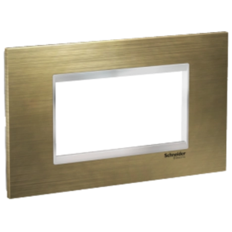  LMR7724038 LMR7724038  Easy Styl, dekorativni ram, 4 modula, bronzani Nijansa boje Bronze
Dopunske informacije
Materijal Inox
Broj modula 4 modula
Visina 86 mm
Dubina 9,5 mm
Širina 148 mm
Način pričvršćivanja Utično