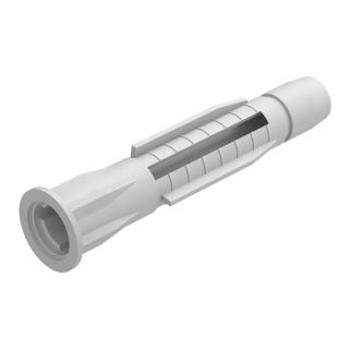  2347555 Tipl 2347555 10x60mm visenamenski Višenamenski tipl

Odgovara i kao tipl za ošupljene prostore, s kragnom koja štiti od proklizavanja. 3 stavljena krila preuzimaju obrtni momenat.
Neophodna minimalna dužina vijka = dužina tipla + debljina pričvrsne površine + 1 x Ø-vijka.
Izvedena vrednost važi uvek za najveći prečnik vijaka u betonu klase B25.
Naša preporuka sigurnosne vrednosti: 5-struka