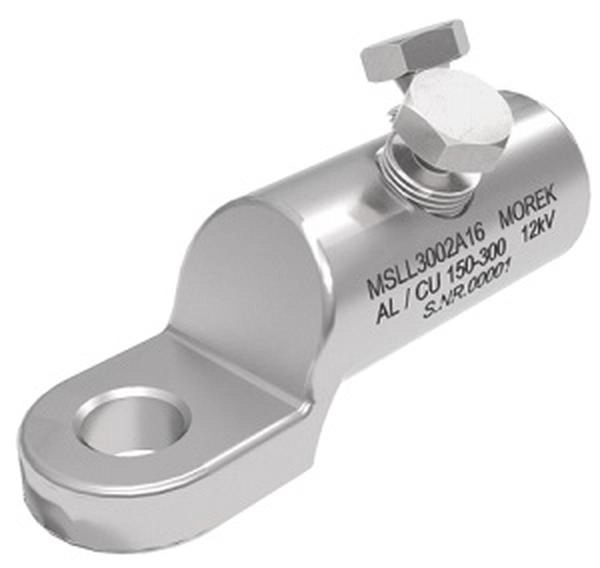 MSLL3002A16 MSLL3002A16 MSLL300 Al/Cu 150-300mm² 12kV papučica sa dva aluminijumska kidajuća zavrtnja M16