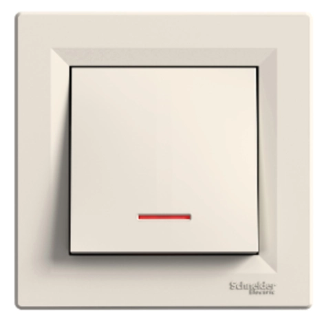  EPH1600323 EPH1600323 Asfora - jednopolni taster -10A vijčani priključci, lokatorska lampica, bež Tip proizvoda ili komponente	
Taster
Prezentacija uređaja	
Kompletan proizvod
Nijansa boje	
Krem
Tip pakovanja	
Pakovanje u kesicama
Dopunske informacije
Montaža uređaja	
Ugradno
Broj prekidača	
1
Lokalna signalizacija	
LED
Opseg snage	
2300 W
Nazivna struja	
10 A pri 250 V AC
Povezivanje - priključci	
Vijčani priključci 