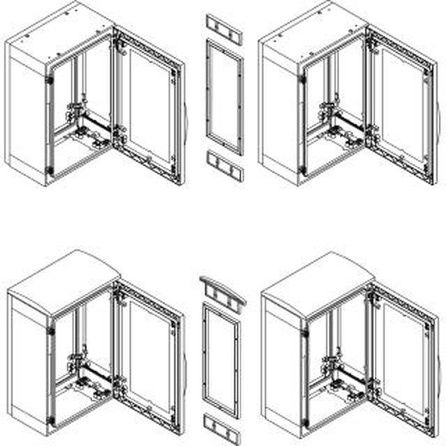  NSYSUPLA3G NSYSUPLA3G Dodatni dekorativni ram za spajanje PLA ili PLAZ bez krova D320mm Tip proizvoda ili komponente	
Uski spojni ram
Anwendung	
Više namena
Lokacija za montiranje	
Bočna veza 2 ormana
Kompatibilnost grupe proizvoda	
Thalassa PLA pogodan orman
Za ormane nazivnih dimenzija	
D: 320 mm
Sastav uređaja	
2 uski okvir
Dopunske informacije
Materijal	
Okvir: poliester
Visina	
120 mm
Širina	
50 mm
Dubina	
320 mm nazivno:
Ip stepen zaštite	
IP55
Boja	
Siva (RAL 7035)