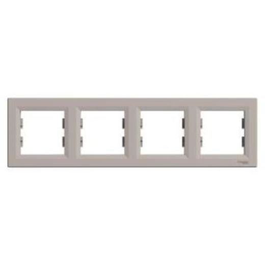  EPH5800469 EPH5800469 Asfora - horizontalni ram za 4 elementa, bronza Tip proizvoda ili komponente	
Dekorativni ram
Nijansa boje	
Bronzana
Tip pakovanja	
Pakovanje u kesicama
Dopunske informacije
Broj grupa	
Četvorostruki horizontalno
Materijal	
ABS (acrylonitrile butadiene-styrene): cover frame
Završna obrada	
Sjajno