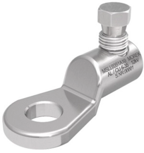 MSLL0351A10 MSLL0351A10 MSLL35 Al/Cu 6-35mm² 12kV papučica sa jednim aluminijumskim kidajućim zavrtnjem M10