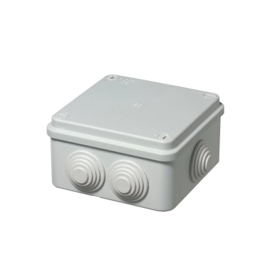 EC405C4 EC405C4 RAZVODNA KUTIJA ABS 105x105x55mm IP55 - 7 UVODNIKA HAL.FREE  