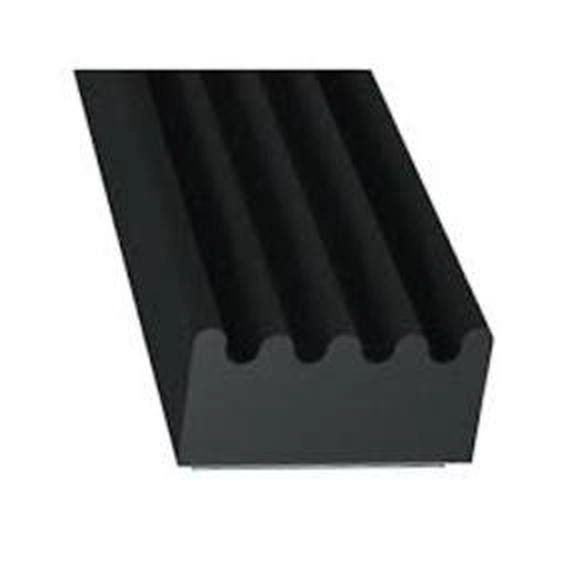 MCE006AB12 Profil crni samolepoljivi 9x4mm