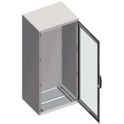  NSYSM18840T NSYSM18840T Spacial SM kompaktni orman sa providnim vratima - 1800x800x400 mm Tip proizvoda ili komponente	
Kompaktni orman
Primena	
Više namena
Tip dodatnog instalacionog pribora	
Slobodnostojeći
Sastav uređaja	
1 body
1 cable gland plate
1 sistem za zabravljivanje sa ručicom: vrata
4 držač montažne ploče
1 vrata
Odvojivi delovi	
Vrata sa zavrtnjima bez matice šarku
Nosač montažne ploče sa zavrtnjima bez matice
Nazivna visina ormana	
1800 mm
Nazivna širina ormana	
800 mm
Nazivna dubina ormana	
400 mm
Dopunske informacije
Broj vrata	
Prednji deo: 1 vrata
Otvaranje vrata	
Reversible (120 °)
Tip vrata	
Providna
Tip zaključavanja	
Zaključavanje u 4 tačke, ručica sa umetkom 5 mm dvostruki prorez
Tip kućišta	
Kućište iz jednog dela sa zavarenim zadnjim panelom
Prednji deo formira čvrst ram sa zavarenim uglovima
Opis montažne ploče	
Bez montažne ploče
Tip uvodne ploče	
Standardna 