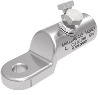 MSLL2402A12 MSLL2402A12 MSLL240 Al/Cu 50-240mm² 12kV papučica sa dva aluminijumska kidajuća zavrtnja M12
