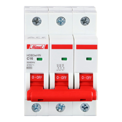  HDB3WHN3C16 Automatski osigurač sa signal. C 3P 6kA 16A HDB3wH Himel  