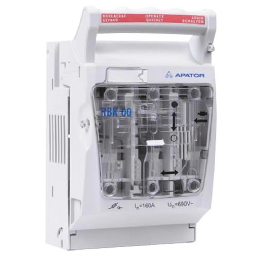 RBK00-M Rastavno osiguračko postolje RBK00-M Apator rastavna sklopka montaža na ploču