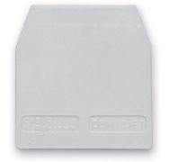  CB061GR CB061GR Krajnja pločica za redne kleme CBC.2-4-6-10/siva Cabur  