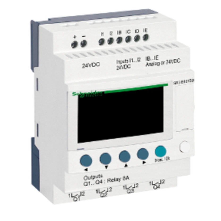 SR3B101BD SR3B101BD 6DI+4 relejna, 24V DC programibilni relej Zelio Logic 