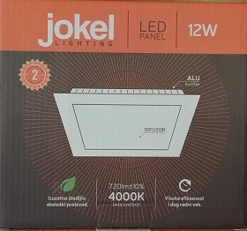 AL585-12W-4000K AL585-12W-4000K AL585 LED panel 12W ugradni 170x170x16/155x155mm 100-240V 4000K JOKEL  