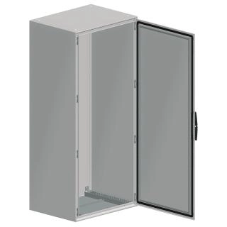  NSYSM18850 NSYSM18850 Spacial SM kompaktni orman bez montažne ploče - VŠD1800x800x500 mm Tip proizvoda ili komponente	
Kompaktni orman
Primena	
Više namena
Tip dodatnog instalacionog pribora	
Slobodnostojeći
Sastav uređaja	
1 body
1 cable gland plate
1 sistem za zabravljivanje sa ručicom: vrata
4 držač montažne ploče
1 vrata
Odvojivi delovi	
Vrata sa zavrtnjima bez matice šarku
Nosač montažne ploče sa zavrtnjima bez matice
Nazivna visina ormana	
1800 mm
Nazivna širina ormana	
800 mm
Nazivna dubina ormana	
500 mm
Dopunske informacije
Broj vrata	
Prednji deo: 1 vrata
Otvaranje vrata	
Reversible (120 °)
Tip vrata	
Ravna
Tip zaključavanja	
Zaključavanje u 4 tačke, ručica sa umetkom 5 mm dvostruki prorez
Tip kućišta	
Kućište iz jednog dela sa zavarenim zadnjim panelom
Prednji deo formira čvrst ram sa zavarenim uglovima
Opis montažne ploče	
Bez montažne ploče
Tip uvodne ploče	
Standardna 