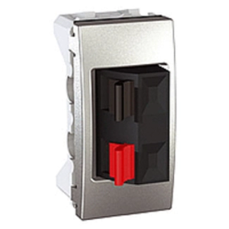  MGU3.487.30 MGU3.487.30 priključnica za zvučnike Unica Top/Class, utičnica za zvučnike, 1m, aluminijum. ime dekorativnog elementa: Unica Top - Unica Class - tip proizvoda ili komponente: utičnica za zvučnik.