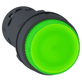  XB7NW33M1 XB7NW33M1 Svetleći taster - LED - sa povratkom -1NO - zelena - 230V Ovaj Harmony XB7, svetleći ispupčeni monolitni zeleni taster poseduje opružni mehanizam za povratak, napaja se sa 230V AC, koristi ugrađeni LED. Lako se ugrađuje u standardne otvore na panelima prečnika 22 mm i povezuje sa jednostavnim vijčanim priključcima. Jasno se razlikuje na daljinu zahvaljujući izraženim bojama i osvetljenju pomoću integrisane LED diode, smanjujući greške u upravljanju mašinom i omogućavajući čitanje složenih statusa mašina na prvi pogled. Otporan je na udarce, na prašinu, vodu i vibracije zahvaljujući IP65 zaštiti, što ga čini idealnim za rad u teškim uslovima. Poseduje dvostruko izolovani plastični okvir. Njegov širok opseg radnih temperatura od -25 Â°C do 70 Â°C omogućava svestranost u upotrebi proizvoda.          