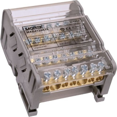 MAB4124A18 MAB4124A18 MAB4124A18 Razvodni blok Moblock 4P 125A-7 2x35 + 5x6mm2