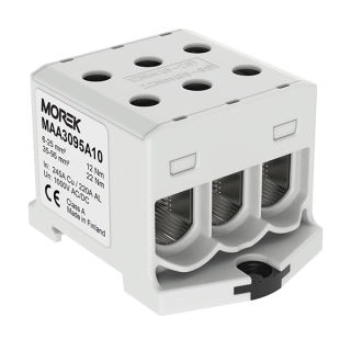 MAA3095A10 OTL95-3 3xAl/Cu 6-95mm2 siva 1000V stezaljka univerzalna 1P trostruka
