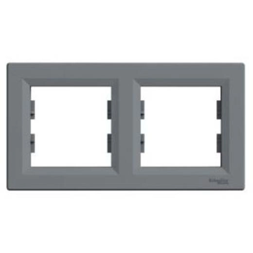  EPH5800262 EPH5800262 Asfora - horizontalni ram za 2 elementa, čelik Tip proizvoda ili komponente	
Dekorativni ram
Nijansa boje	
Boja čelika
Tip pakovanja	
Pakovanje u kesicama
Dopunske informacije
Broj grupa	
2 gangs horizontal
Materijal	
ABS (acrylonitrile butadiene-styrene): cover frame
Završna obrada	
Sjajno